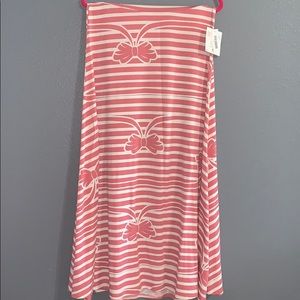NWT S BOW STRIPED MAXI
